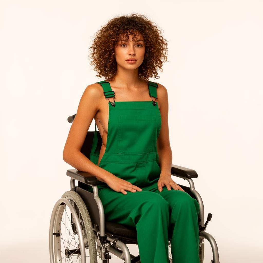 Macacão Verde com Aberturas